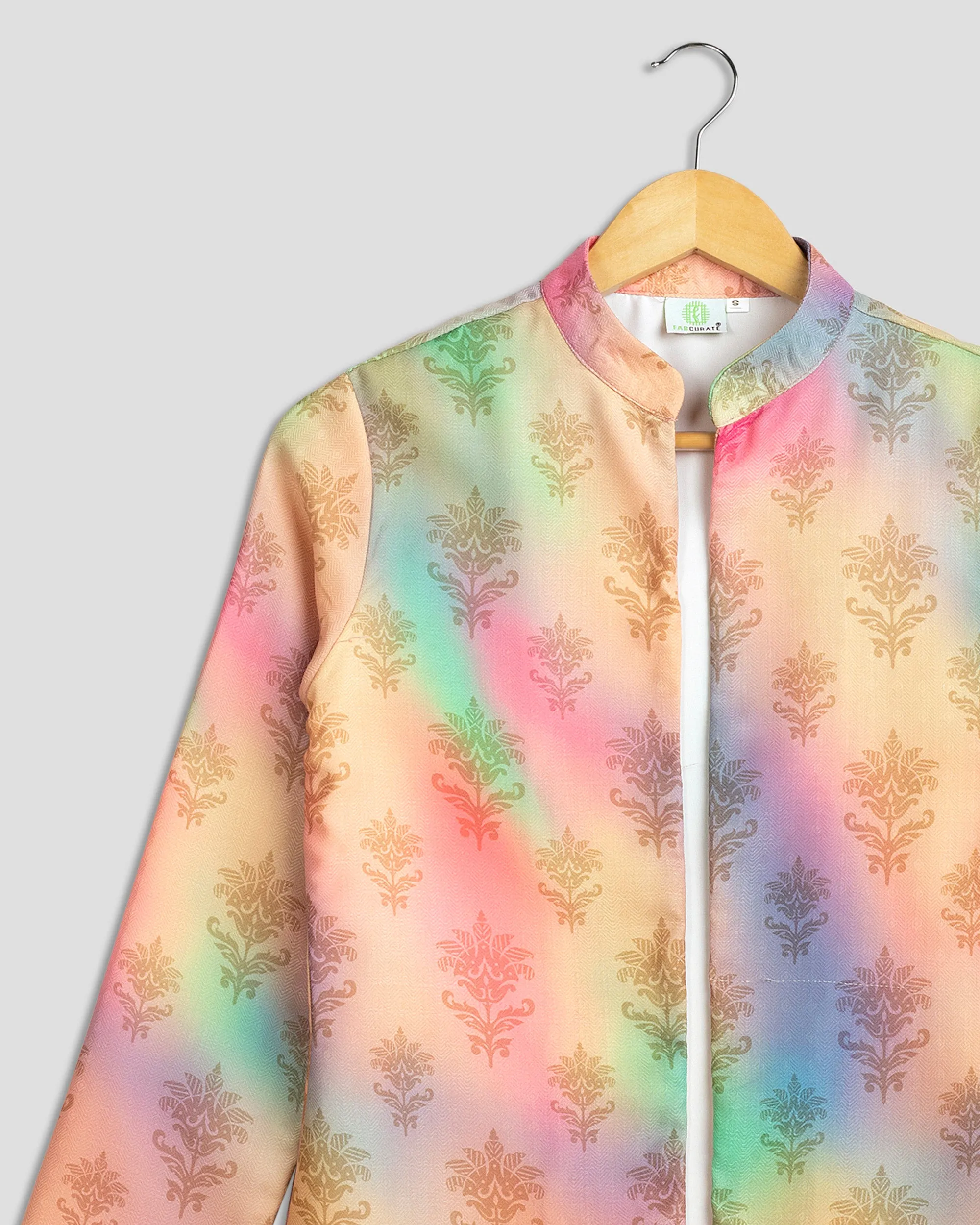 Women's Vivid Rainbow Ethinc Jacket