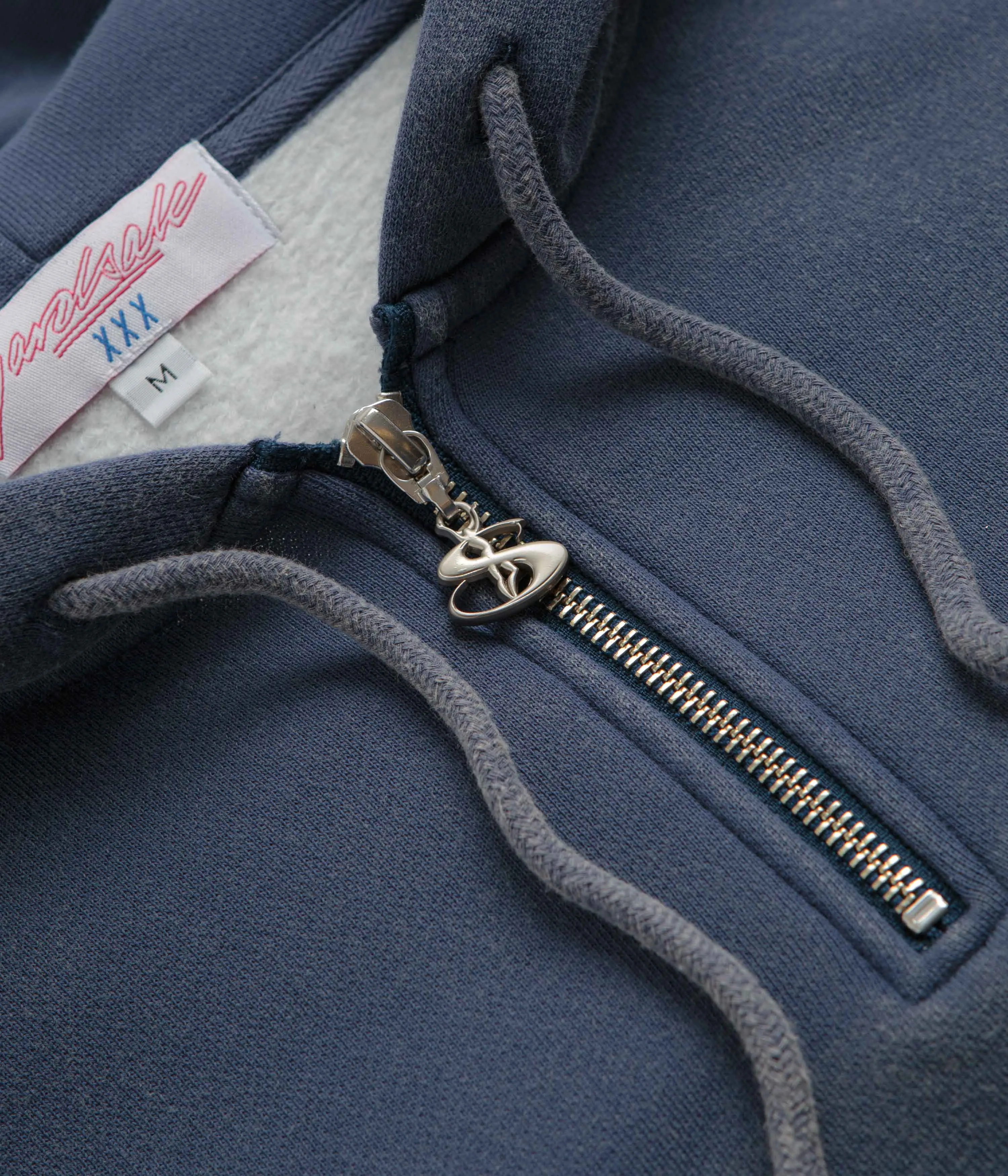 Yardsale Phantasy Quarter Zip Hoodie - Indigo / Blue / Navy