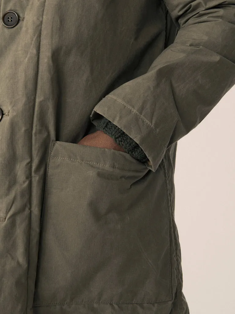 YMC Beat Generation Coat in Olive & Ginger